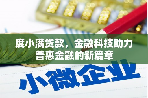 岳阳楼度小满贷款，金融科技助力普惠金融的新篇章