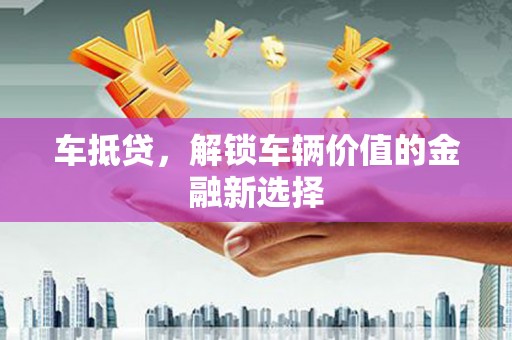 岳阳楼车抵贷，解锁车辆价值的金融新选择