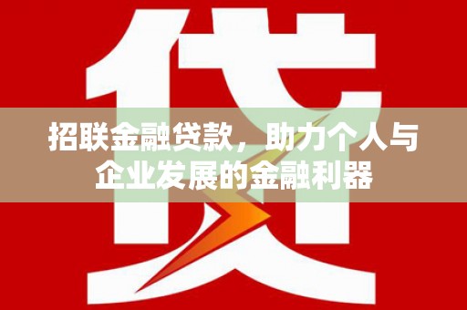 岳阳楼招联金融贷款，助力个人与企业发展的金融利器