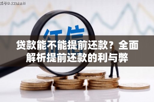 岳阳楼贷款能不能提前还款？全面解析提前还款的利与弊