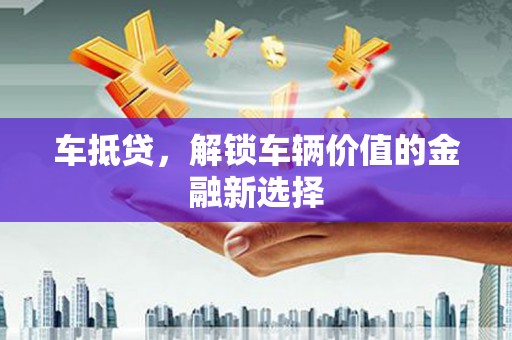 岳阳楼车抵贷，解锁车辆价值的金融新选择