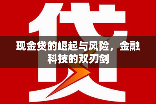 岳阳楼现金贷的崛起与风险，金融科技的双刃剑