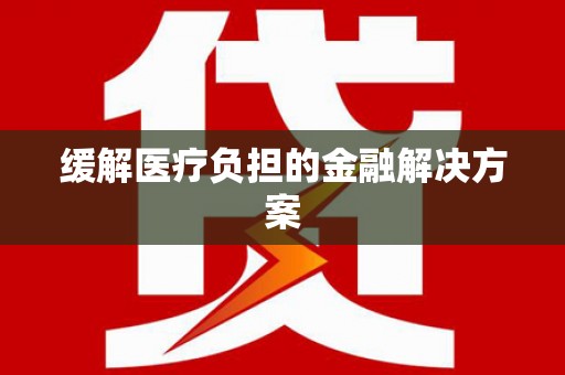 岳阳楼缓解医疗负担的金融解决方案